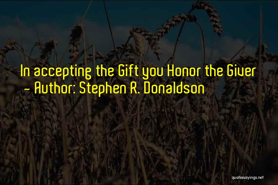 The Giver Quotes By Stephen R. Donaldson