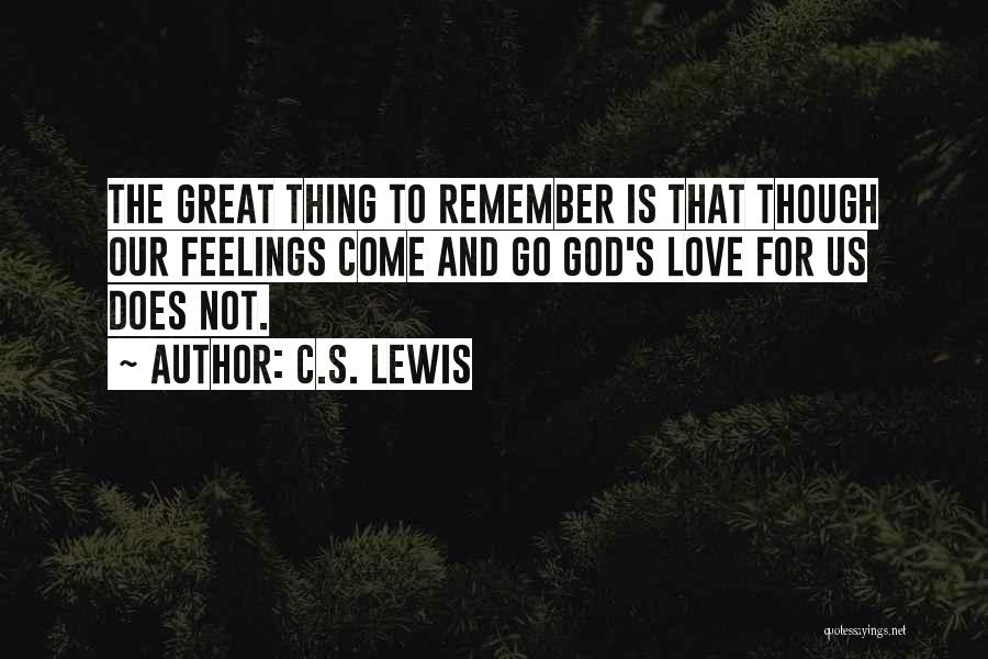 The God Quotes By C.S. Lewis