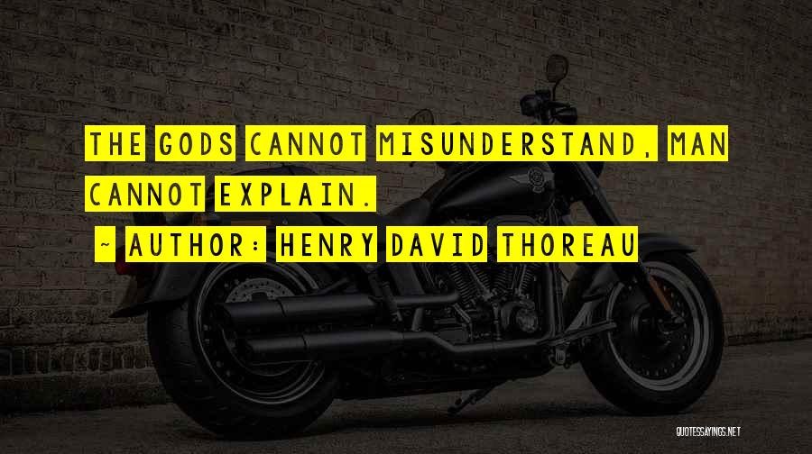 The Gods Quotes By Henry David Thoreau