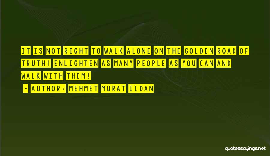 The Golden Road Quotes By Mehmet Murat Ildan