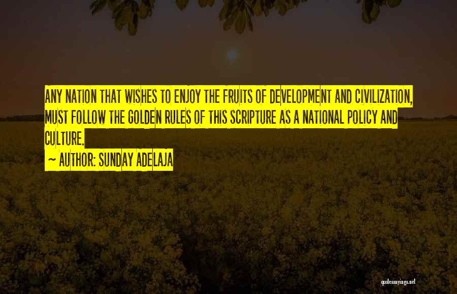 The Golden Rules Quotes By Sunday Adelaja