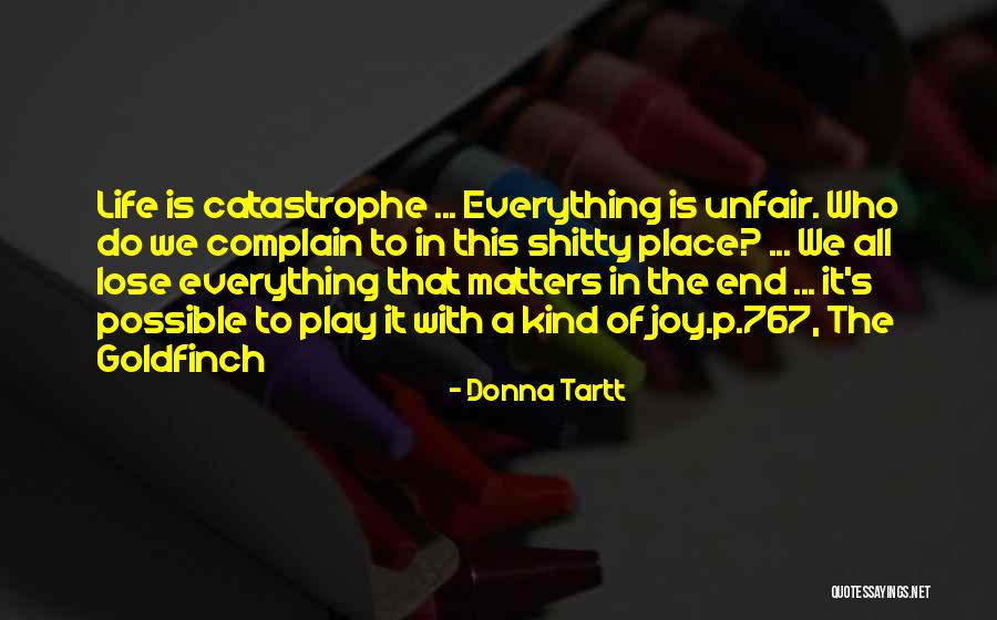 The Goldfinch Quotes By Donna Tartt