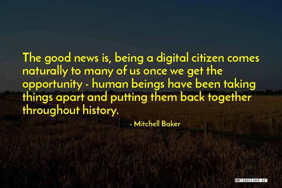 The Good News Quotes By Mitchell Baker