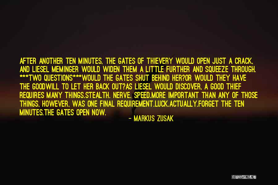 The Good Thief Book Quotes By Markus Zusak