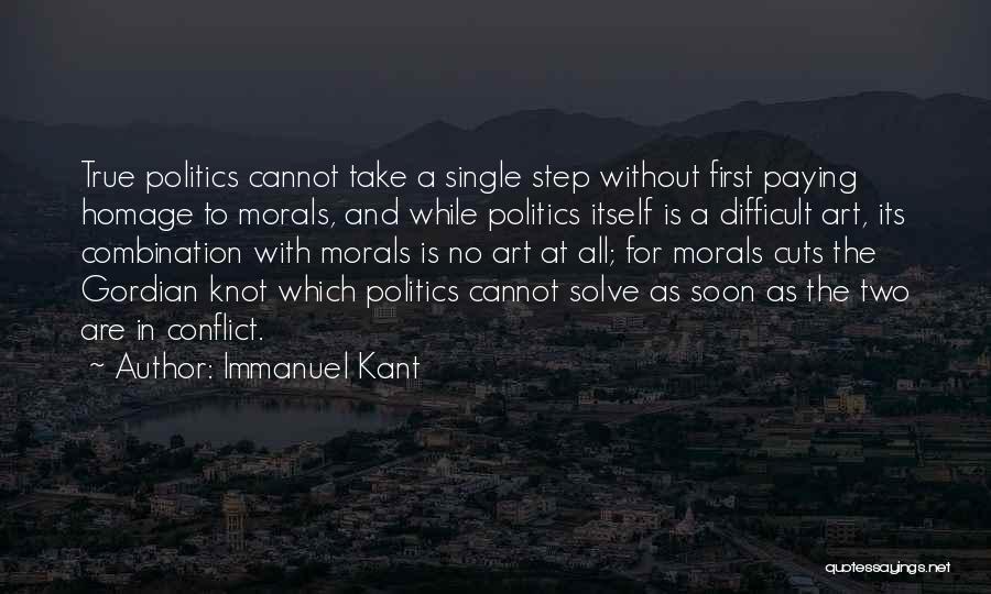 The Gordian Knot Quotes By Immanuel Kant