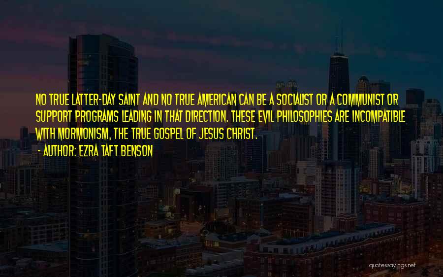 The Gospel Of Jesus Christ Quotes By Ezra Taft Benson