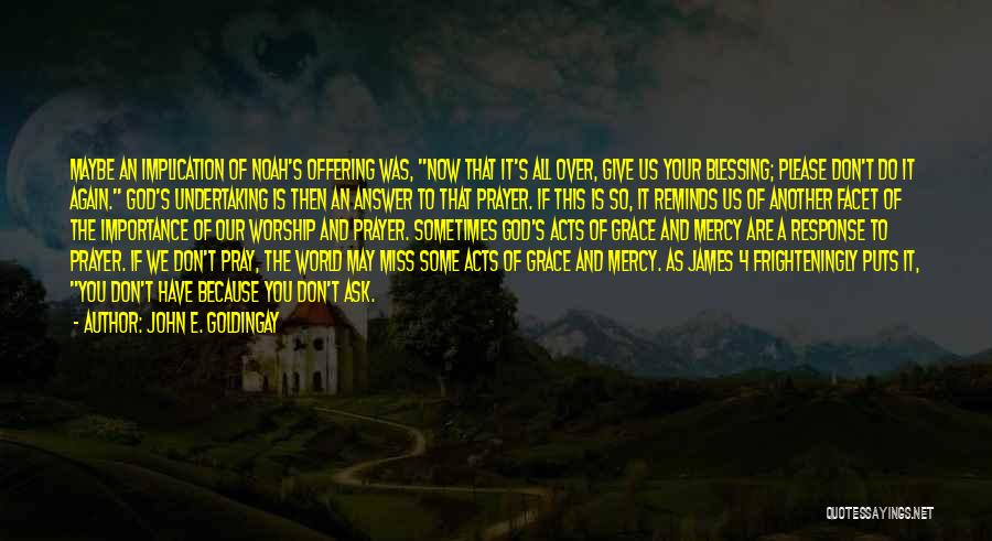 The Grace And Mercy Of God Quotes By John E. Goldingay