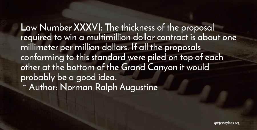 The Grand Canyon Quotes By Norman Ralph Augustine