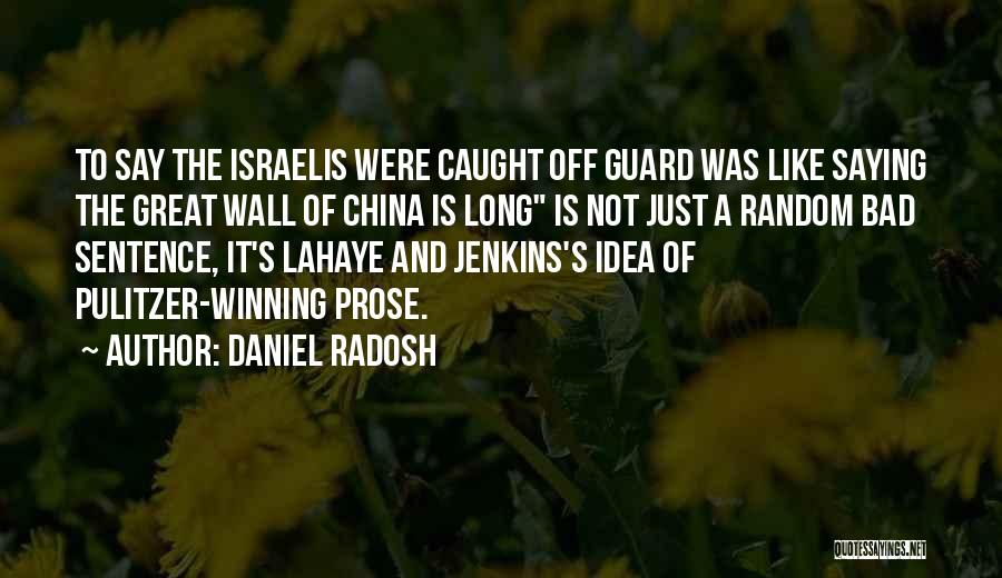 The Great Wall Of China Quotes By Daniel Radosh