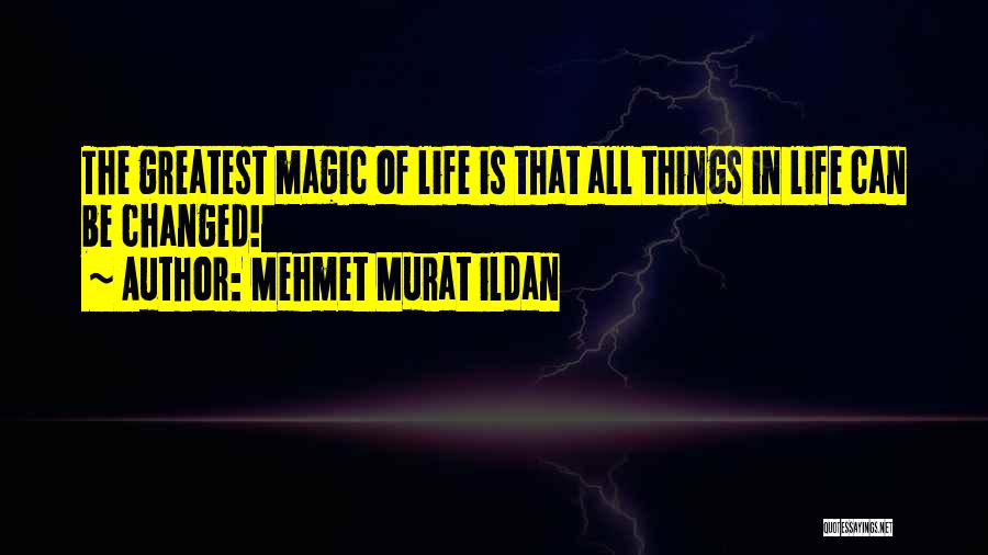 The Greatest Things In Life Quotes By Mehmet Murat Ildan