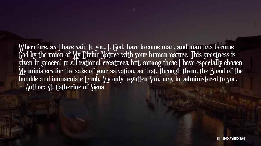 The Greatness Of God Quotes By St. Catherine Of Siena