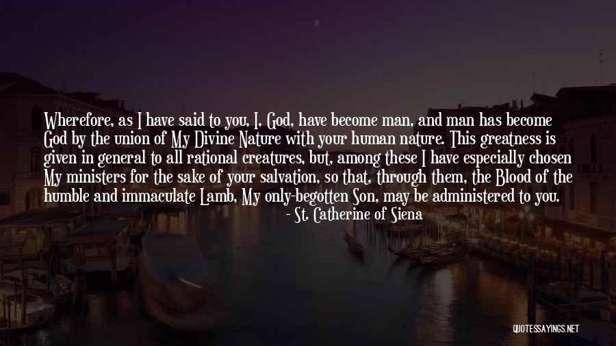 The Greatness Of God Quotes By St. Catherine Of Siena