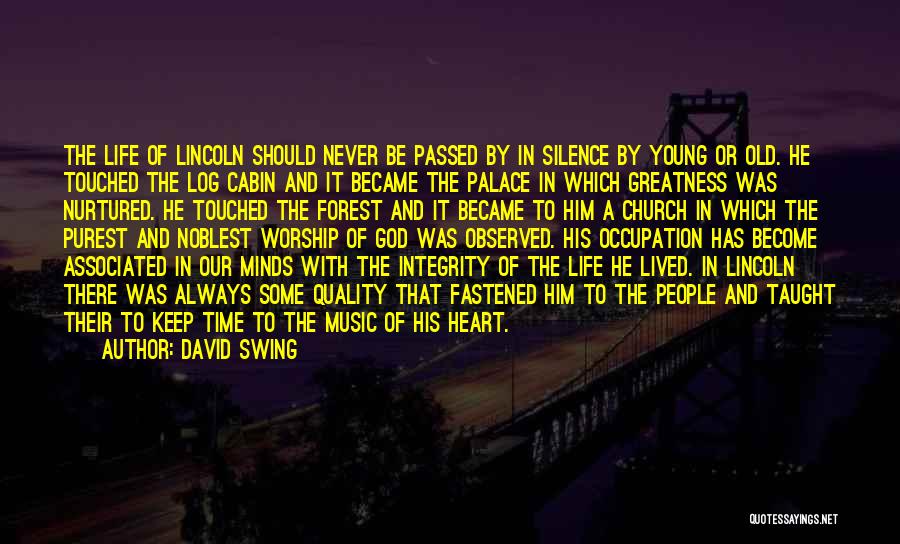 The Greatness Of Music Quotes By David Swing