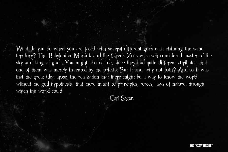 The Greek Gods Quotes By Carl Sagan