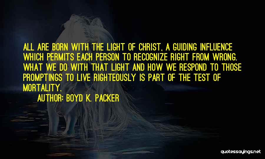 The Guiding Light Quotes By Boyd K. Packer