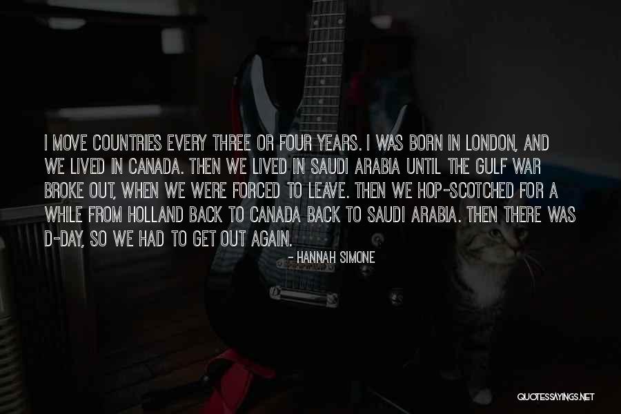 The Gulf War Quotes By Hannah Simone The Gulf War Quotes By Hannah Simone