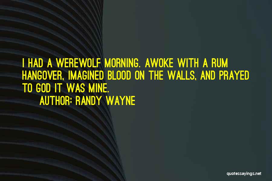 The Hangover 3 Quotes By Randy Wayne