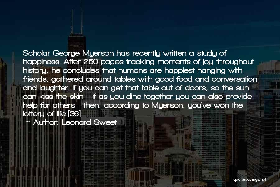 The Happiest Moments Quotes By Leonard Sweet