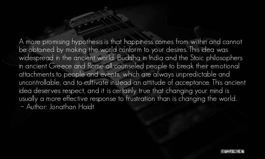 The Happiness Hypothesis Quotes By Jonathan Haidt