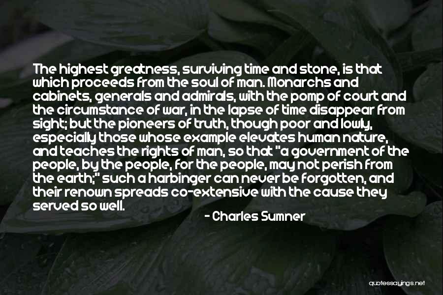 The Harbinger Quotes By Charles Sumner The Harbinger Quotes By Charles Sumner