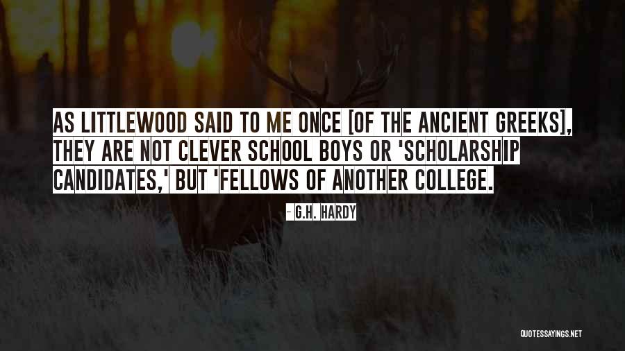 The Hardy Boys Quotes By G.H. Hardy The Hardy Boys Quotes By G.H. Hardy
