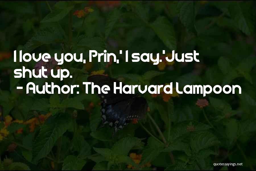 The Harvard Lampoon Quotes 1597396