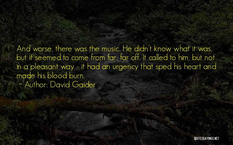 The Heart And Music Quotes By David Gaider