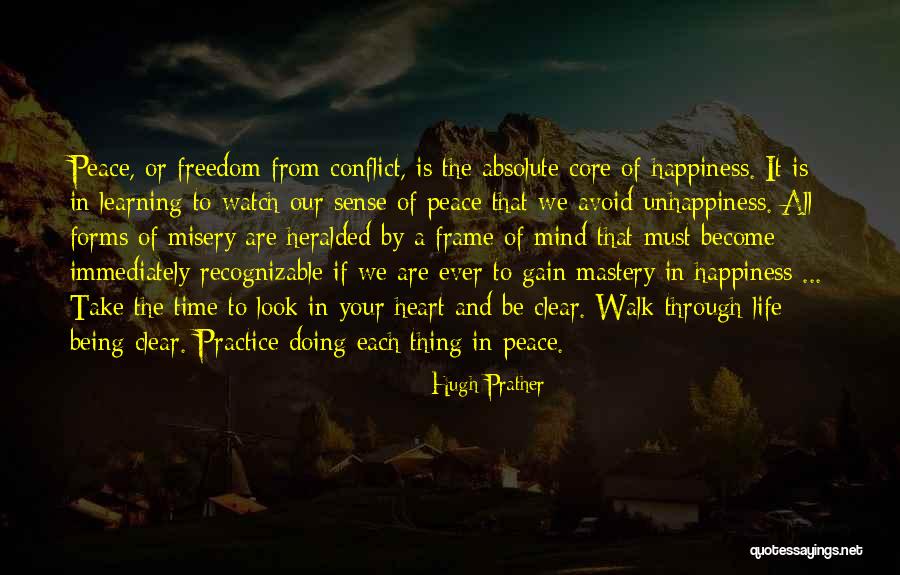 The Heart And The Mind Conflict Quotes By Hugh Prather