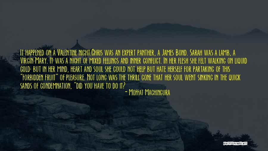 The Heart And The Mind Conflict Quotes By Moffat Machingura