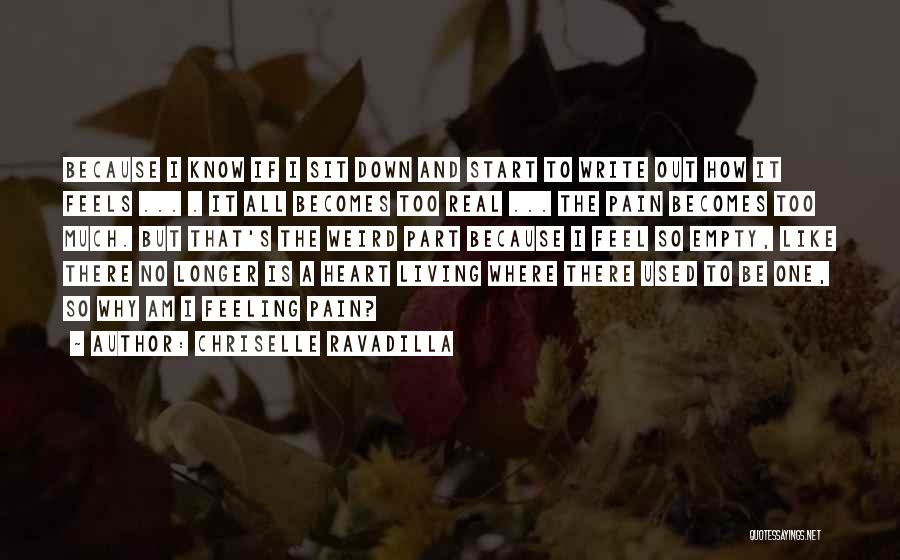 The Heart Feels Quotes By Chriselle Ravadilla