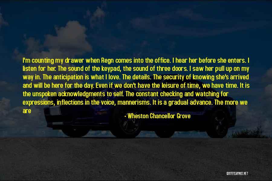 The Heart's Desire Quotes By Wheston Chancellor Grove