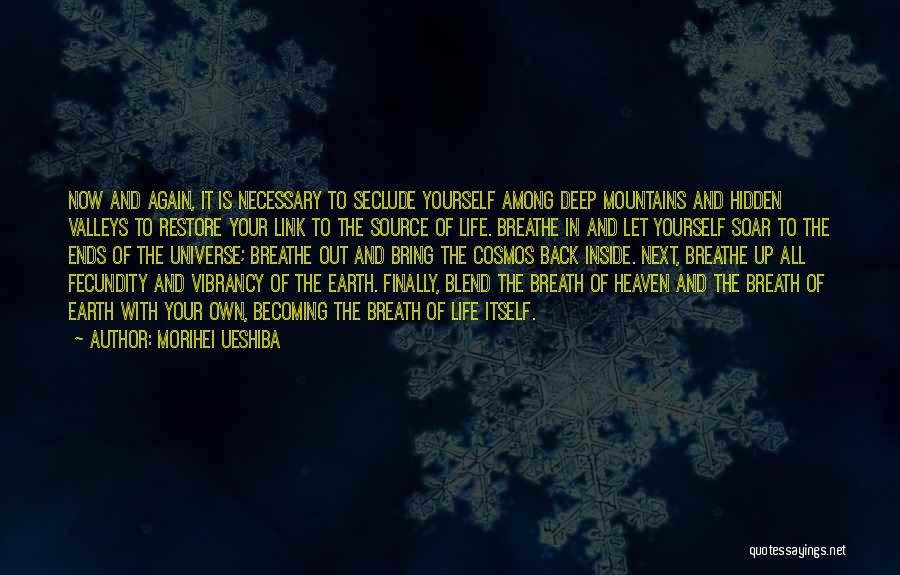 The Hidden Source Quotes By Morihei Ueshiba