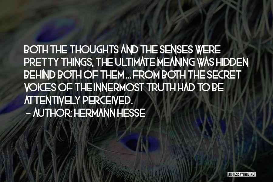 The Hidden Truth Quotes By Hermann Hesse