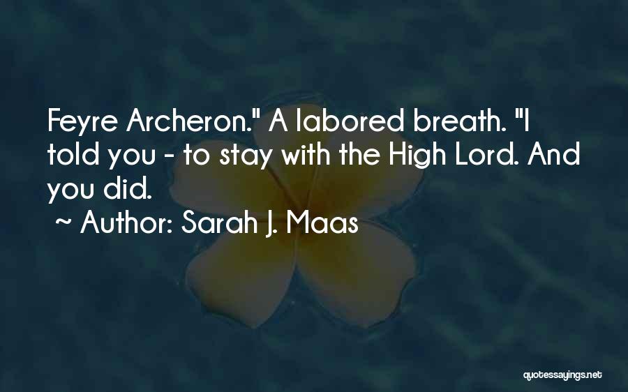 The High Lord Quotes By Sarah J. Maas