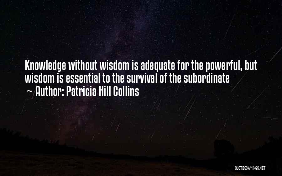 The Hill Quotes By Patricia Hill Collins