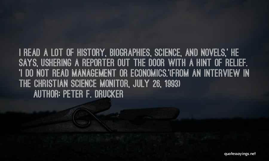 The History Of Science Quotes By Peter F. Drucker