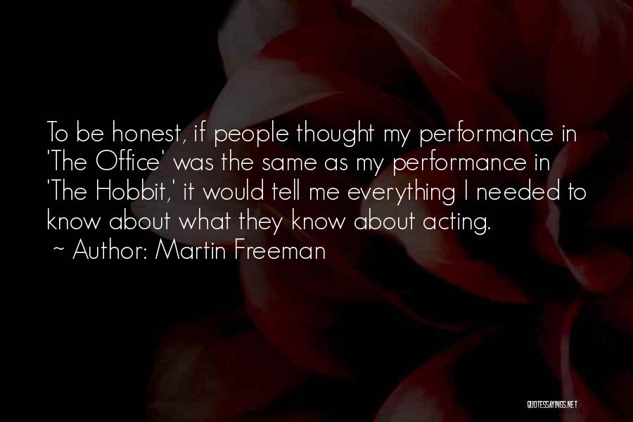 The Hobbit Quotes By Martin Freeman