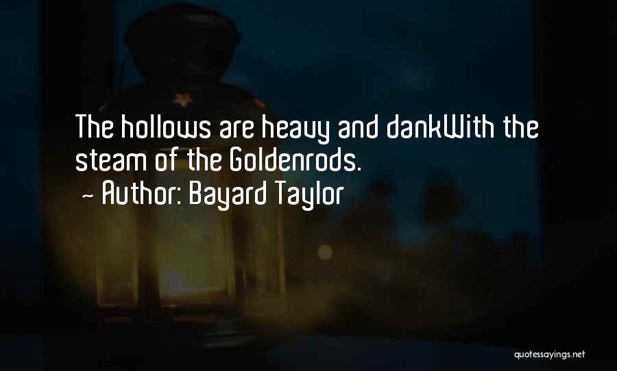 The Hollows Quotes By Bayard Taylor