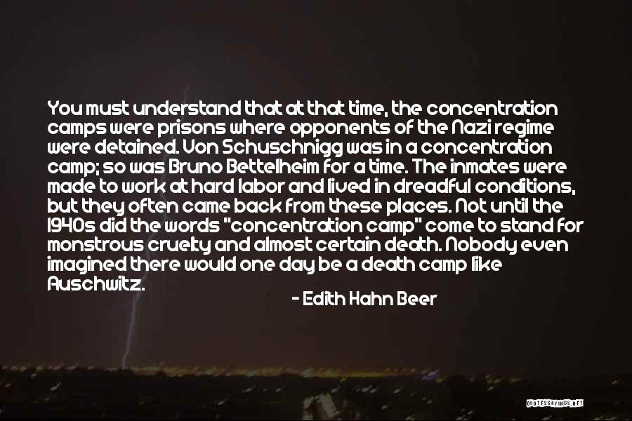 The Holocaust Auschwitz Quotes By Edith Hahn Beer