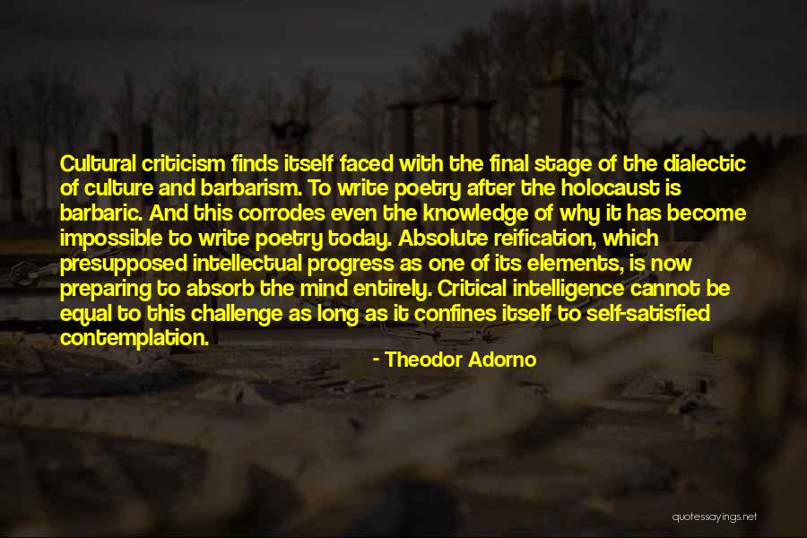 The Holocaust Quotes By Theodor Adorno