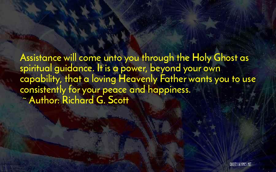 The Holy Ghost Quotes By Richard G. Scott