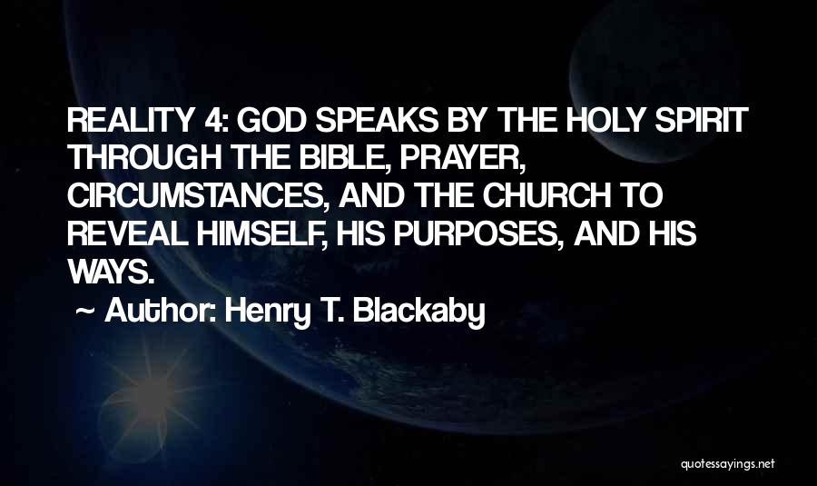 The Holy Spirit From The Bible Quotes By Henry T. Blackaby