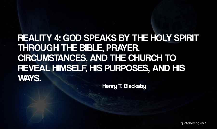 The Holy Spirit From The Bible Quotes By Henry T. Blackaby