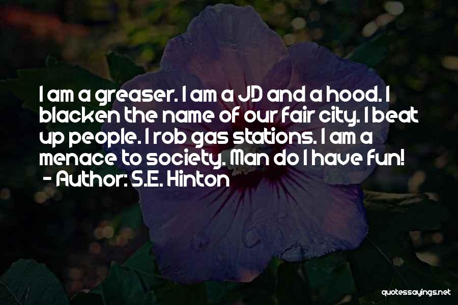 The Hood Quotes By S.E. Hinton