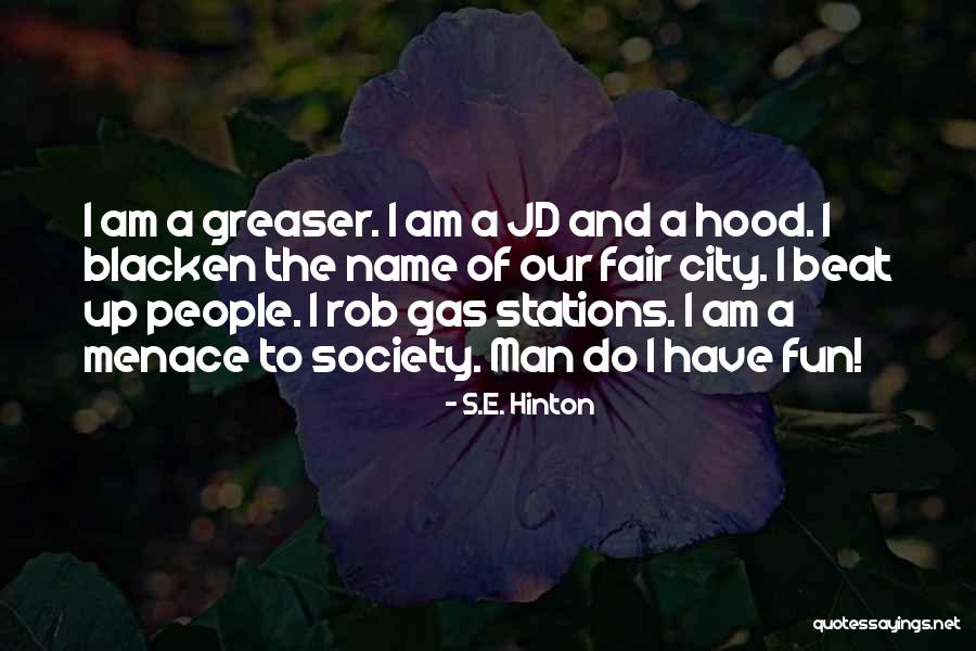 The Hood Quotes By S.E. Hinton