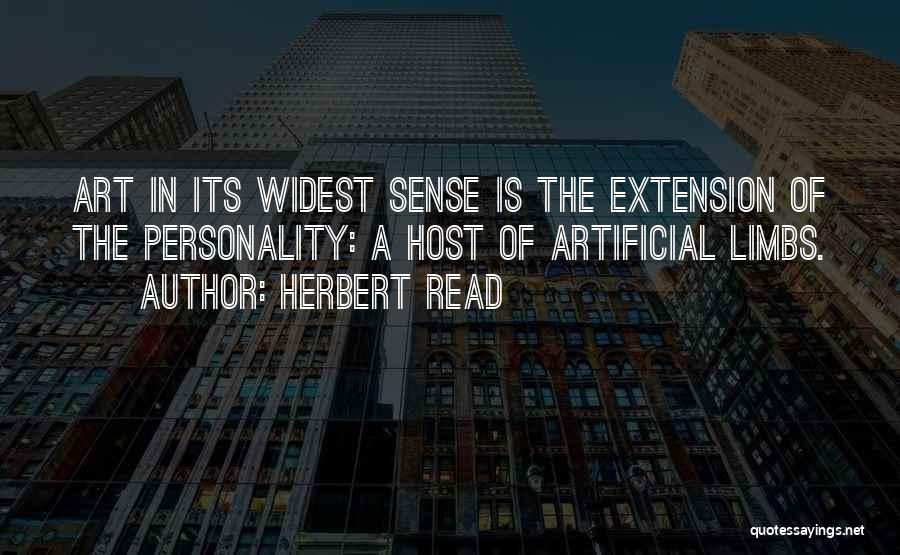 The Host Quotes By Herbert Read