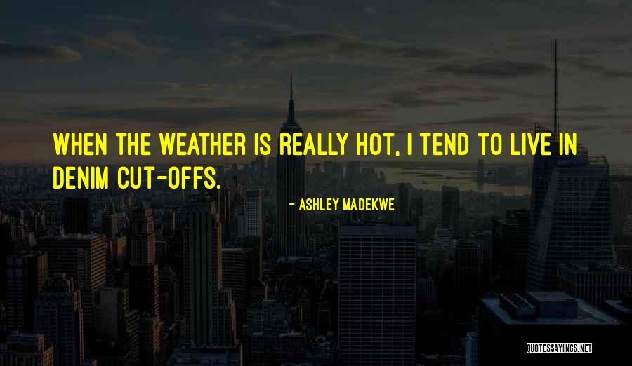 The Hot Weather Quotes By Ashley Madekwe