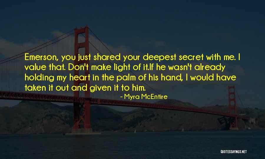 The Hourglass Quotes By Myra McEntire