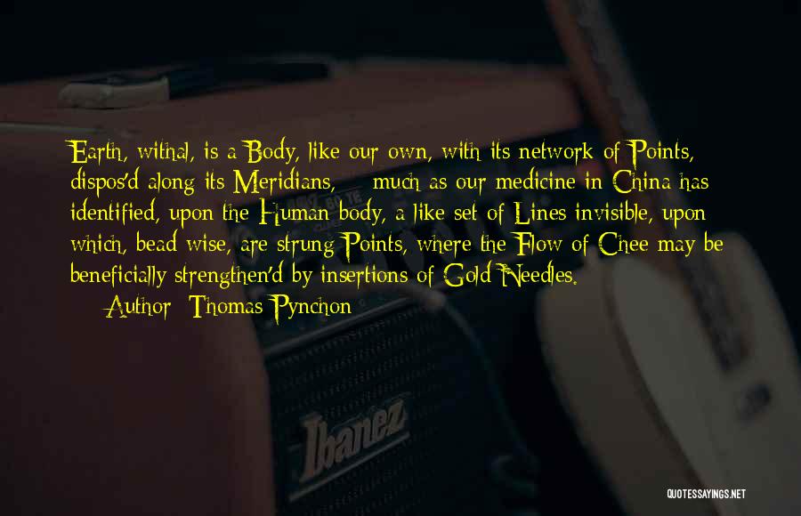 The Human Body And Medicine Quotes By Thomas Pynchon