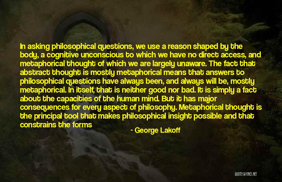 The Human Body And Mind Quotes By George Lakoff